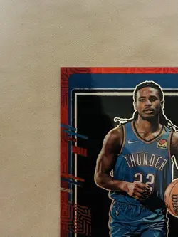 2023 Donruss Optic Cason Wallace Choice Red Prizm /88 (RC, OKC) - Image 5