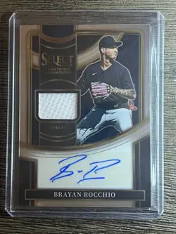 2023 Panini Select - Select Swatches Signatures Brayan Rocchio #SSS-BR auto - Image 1