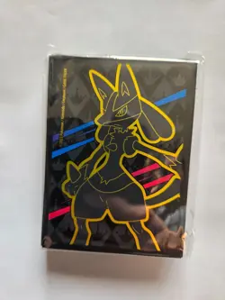 Pokemon Sword and Shield Crown Zenith ETB Lucario Card Sleeves 65ct - Image 1