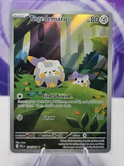 Pokemon: Togedemaru Illustration Rare IR Full Art Holo 104/094 NM - Image 1