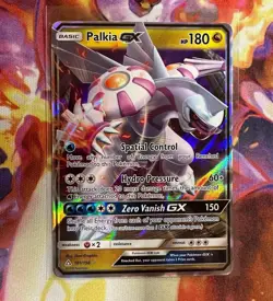 Pokemon TCG Palkia GX Sun & Moon: Ultra Prism 101/156 Holo Ultra Rare NM - Image 1