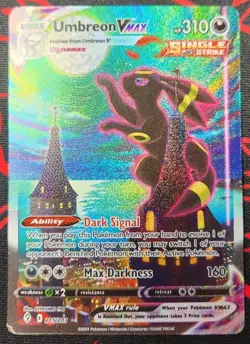UMBREON VMAX 2021 POKEMON EVOLVING SKIES SECRET RARE MOONBREON 215/203 🌙 - Image 1