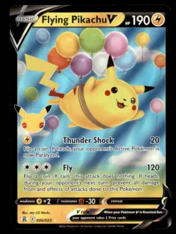 FLYING PIKACHU V 006/025 HOLO V RARE CELEBRATIONS NM/M - Image 1