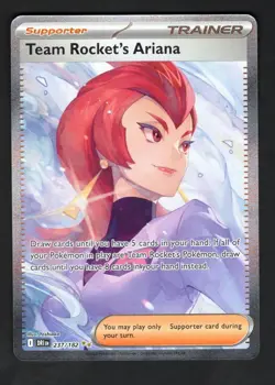 Pokemon Team Rocket's Ariana 237/182 Sv10: Destined Rivals Holo NM/M - Image 1