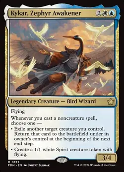 Kykar, Zephyr Awakener x1 1x FOIL Foundations NM MTG - Image 1