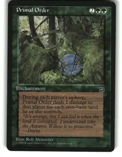 Magic the Gathering - Homelands Primal Order Rare 1995 - Image 1