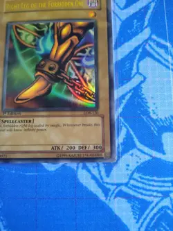 Right Leg of the Forbidden One LOB-120 The Legend of Blue Eyes White Dragon 1st - Image 5