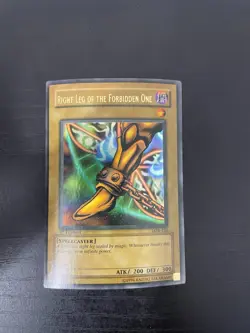 Right Leg of the Forbidden One LOB-120 1st Edition Wavy (MP/DMGD - Please read) - Image 1
