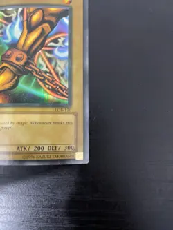 Right Leg of the Forbidden One LOB-120 1st Edition Wavy (MP/DMGD - Please read) - Image 3