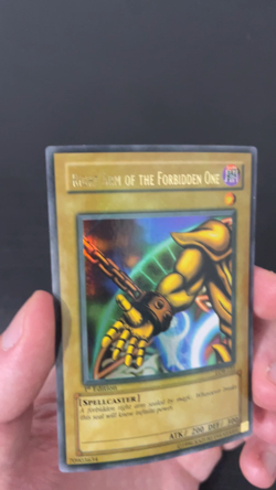 Faded & Wavy Right Leg of the Forbidden One LOB-120 1st Edition (HP/DMGD) - Image 2
