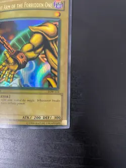Faded & Wavy Right Leg of the Forbidden One LOB-120 1st Edition (HP/DMGD) - Image 4