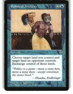 Magic the Gathering - Mirage Political Trickery Rare 1996 - Image 1