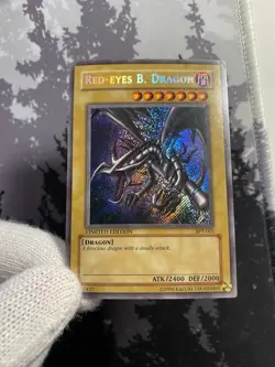 Yu-Gi-Oh Red-Eyes B. Dragon Secret Rare 2002 Collectors Tin BPT-005 LimitedEd LP - Image 3
