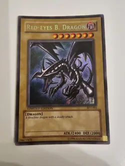 Yugioh Red-Eyes B. Dragon BPT-005 Secret Rare Limited Edition - Image 1