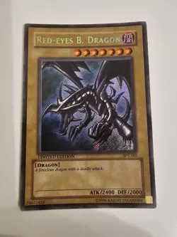 Yugioh Red-Eyes B. Dragon BPT-005 Secret Rare Limited Edition - Image 2