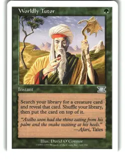 Magic the Gathering - Classic Sixth Edition Worldly Tutor 269 Uncommon 1999 - Image 1