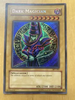 BPT-007 Dark Magician Secret Rare Limited Edition LP Yugioh Card - Image 2