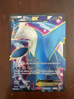 Pokemon TCG Latios EX Full Art Holo Rare Card Roaring Skies 101/108 - Image 1