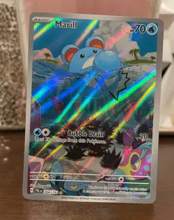 Pokemon TCG Marill 204/193 Sv02: Paldea Evolved Holo Card - Image 1