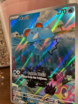 Pokemon TCG Marill 204/193 Sv02: Paldea Evolved Holo Card - Image 3