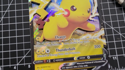 FAN MADE 3D ART CARD Pokemon Pikachu V - Oversized Jumbo Card SWSH061 CARDRIZZMA - Image 2