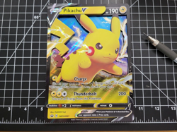 FAN MADE 3D ART CARD Pokemon Pikachu V - Oversized Jumbo Card SWSH061 CARDRIZZMA - Image 5