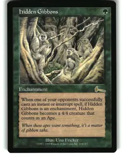 Magic The Gathering - Urza's Legacy Hidden Gibbons 104 Rare 1999 - Image 1