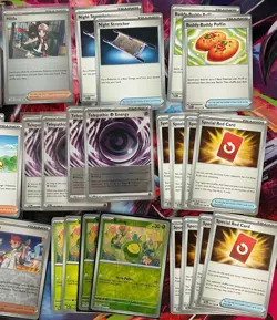 Pokemon TCG Huge 53-Card Playable Card Lot - Poke Pad Dawn Hilda Budew + - Image 4