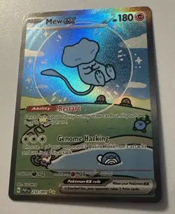 Mew ex SIR 232/091 (Bubble Mew) - Pokemon Paldean Fates Card Near Mint NM ！ - Image 1