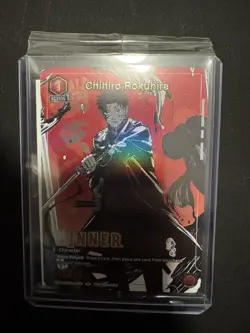 Union Arena Kagurabachi Chihiro Rokuhira Winner Card Sealed Promo English - Image 1