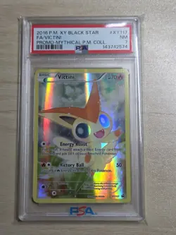 Victini XY117 PSA 7 NM 2016 Pokemon Card NEW CERT Very Clean - Image 4