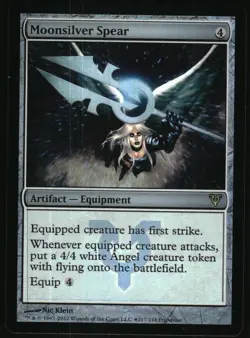 Magic: The Gathering - Prerelease Cards Moonsilver Spear 217 Promo Foil - Image 1