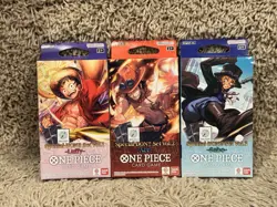 Bandai One Piece Card Game Special DON!! Set Vol. 1-3 Luffy Ace Sabo SEALED - Image 1