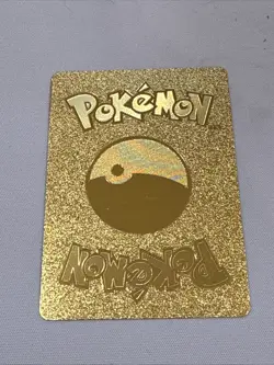 Pokemon Charizard V Gold Foil Fan Art Collector Card - 508 HP - Image 2