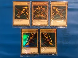 YUGIOH Ultra Rare Exodia The Forbidden One 5 Card Set LART-EN002-006 SEALED - Image 1
