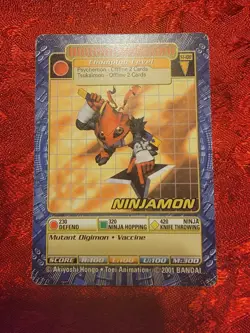 Bandai Digimon Trading Card Starter Deck 3 Ninjamon St-100 - Image 1