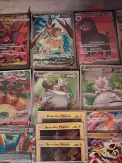 Pokemon Tcg 35 Card Lot. VMax, V, Full Art. Pop Series. Detective Pikachu. - Image 3