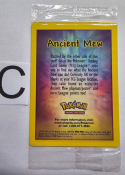 Ancient Mew SEALED Pokemon TCG Unopened 2000 Movie Promo Holo Card - VERY RARE - Image 2