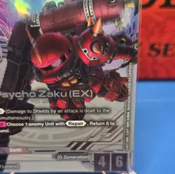 Gundam Card Game Eternal Nexus Psycho Zaku (EX) Foil English EB01-045 R+ - Image 5