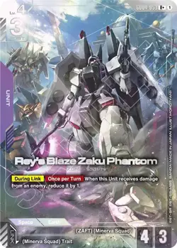 Gundam Card Game Rey's Blaze Zaku Phantom (R+) [GD04 - GD04-053] Near Mint - EN - Image 1
