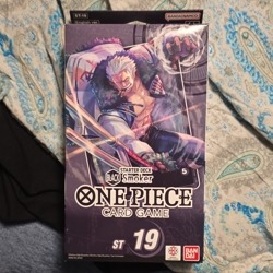 Bandai One Piece Card Game Starter Deck Smoker ST-19 English 50-Card Deck - Image 1