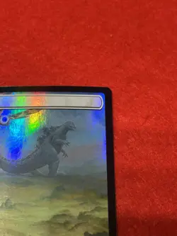 MTG Plains Foil Full Art Godzilla 63 Japanese - Image 4