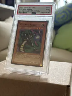 PSA 9 2002 Yu-Gi-Oh! MRL Magic Ruler 1st Edition 008 Electric Snake - Image 2