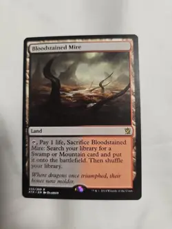 Bloodstained Mire Khans of Tarkir LP MTG - Image 1