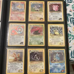 Pokemon Gym Heroes 100% Complete Master Set 132/132 Nm-mint Gengar And Moltres - Image 1