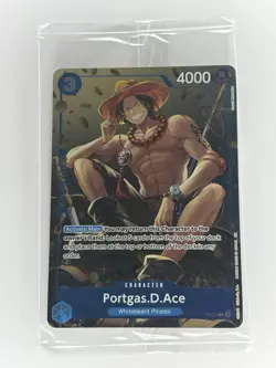One Piece TCG: Portgas D. Ace P-074 Promo Tin Pack Set Vol. 2 SEALED English - Image 1