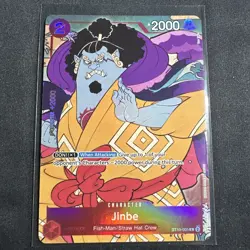 2024 ONE PIECE EN VERSION 1ST ANNIVERSARY SET #ST01-005 JINBE NM - Image 1