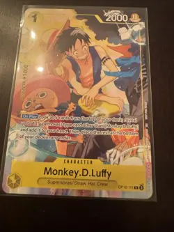 Monkey.D.Luffy (Welcome Pack 2026 Vol.1) OP10-111 One Piece Promo Full Art - Image 1