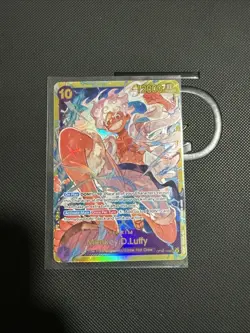 One Piece TCG Monkey.D.Luffy OP05-119 SEC Secret Rare The Best English - Image 1