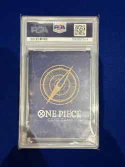 Namco One Piece Monkey D. Luffy OP07-109 500 Years Future Parallel Foil PSA - Image 2